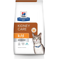 Hills Prescription Diet Feline k/d (Хиллс ПД Филайн к/д Тунец) корм для котов для почек и сердца 0.400 кг.