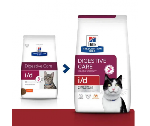 Hills Prescription Diet Feline i/d Chicken (Хиллс ПД Филайн ай/д Курица) для котов для ЖКТ, при панкреатитах 5 кг.