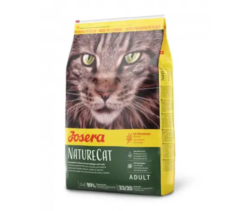Josera NatureCat (Йозера НейчерКет) сухой корм беззерновой для котов с 6 месяцев с домашней птицей и лососем 4.25 кг
