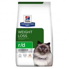 Hills Prescription Diet Feline r/d Chicken (Хіллс ПД Філейн р/д Курица) для котів при ожирені, для схуднення 5 кілограмів.