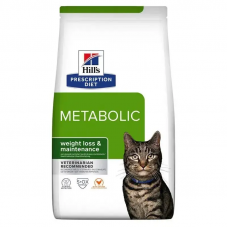 Hills Prescription Diet Feline Metabolic Chicken (Хіллс ПД Філайн Метаболик Кулиця) для котів при ожирені 4 кг.
