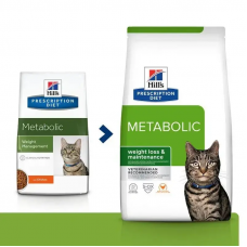Hills Prescription Diet Feline Metabolic Chicken (Хіллс ПД Філайн Метаболик Кулиця) для котів при ожирені 4 кг.
