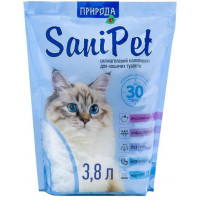 Наполнитель силикагелевый для туалета для кошек Природа Sani Pet (Сани Пет)