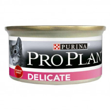 Purina Pro Plan Delicate Cat (Пурина ПроПлан Делікат Індіанка Паштет) вологий корм для котів для ЖКТ 12штт х 85г 12 шт. х 85 г