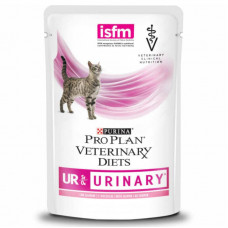 Purina Pro Plan Veterinary Diets UR Urinary Лосось (Про План Ветеринарі УР) корм для котів від каменів 10 шт. х 85г