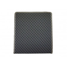 Двошаровий водонепроникний килимок 33х30 см ЕВАМУР Eva-Line (Ева Лайн) під котячий туалет Чорний