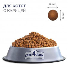 Club 4 Paws (Клуб 4 Лапы) Premium Kitten Chicken сухой корм с курицей для котят 5 кг
