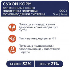 Club 4 Paws (Клуб 4 Лапы) Premium Urinary Health Adult Cat Chicken корм для котов для мочевыводящих путей