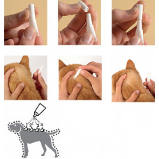 Капли от блох, клещей, гельминтов для котов и хорьков Bayer Elanco Advocate (Байер Адвокат) 4-8 кг 3 пипетки