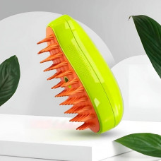 Паровая щетка - расческа для домашнего груминга котов и собак 3 в 1 Cat Steam Brush (Кет Стим Браш)