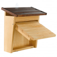 Деревянный домик - гнездо для диких птиц Ferplast Nest 8 (Ферпласт Нест 8) Темное дерево