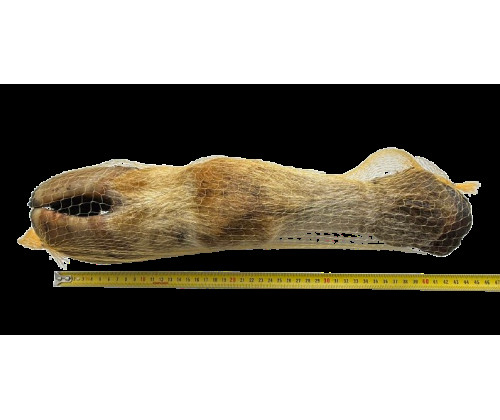 Лакомство для собак сушеная нога бычка долгая с шерстью Лакомство для собак сушеная нога бычка долгая с шерстью