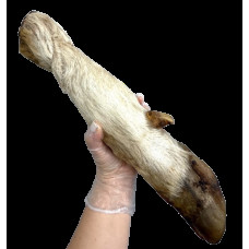 Лакомство для собак сушеная нога бычка долгая с шерстью 