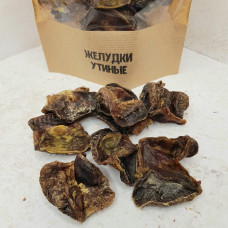 Натуральное лакомство для пупы утиные (желудки) сушеные премиум класса 