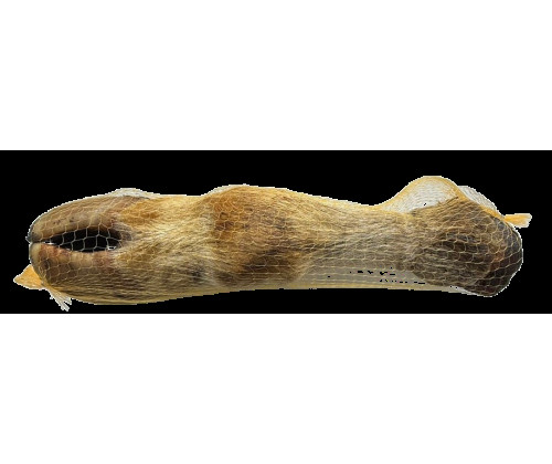 Лакомство для собак сушеная нога бычка долгая с шерстью 