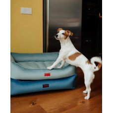 Лежак для собак и котов Happy Peppy (Хэппи Пеппи) Dolce Vita 30х45 см, Голубой