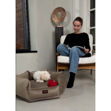 Лежак для собак и котов Happy Peppy (Хэппи Пеппи) Voyage Grand Серый