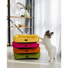 Лежак для собак и котов Happy Peppy (Хэппи Пеппи) Dolce Vita 30х45 см, Малиновый