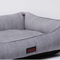 Лежак для собак и котов Happy Peppy (Хэппи Пеппи) MUR MUR GlaMURR 30х45 см, Серый