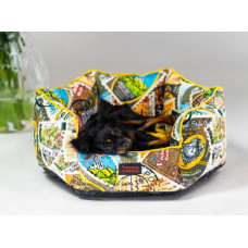 Лежак для собак и котов Happy Peppy (Хэппи Пеппи) Voyage business 70 х 70 см.