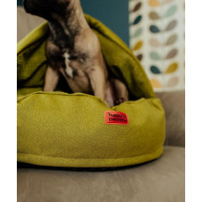 Лежак для собак и котов Happy Peppy (Хэппи Пеппи) Hoodie мемори Светло-зеленый