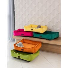 Лежак для собак и котов Happy Peppy (Хэппи Пеппи) Dolce Vita 30х45 см, Малиновый