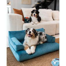 Лежак для собак и котов Happy Peppy (Хэппи Пеппи) Lounge Синий