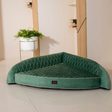 Лежак для собак и котов Happy Peppy (Хэппи Пеппи) Happy Corner Зеленый
