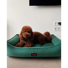 Лежак для собак и котов Happy Peppy (Хэппи Пеппи) Dolce Vita 30х45 см, Зеленый