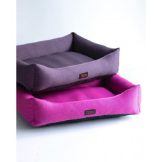 Лежак для собак и котов Happy Peppy (Хэппи Пеппи) Sofa Рогожка 40х50 см, Фиолетовый