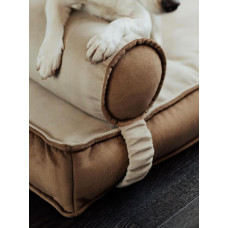 Лежак для собак и котов Happy Peppy (Хэппи Пеппи) Relax Memory 50 х 70 см, Бежевый