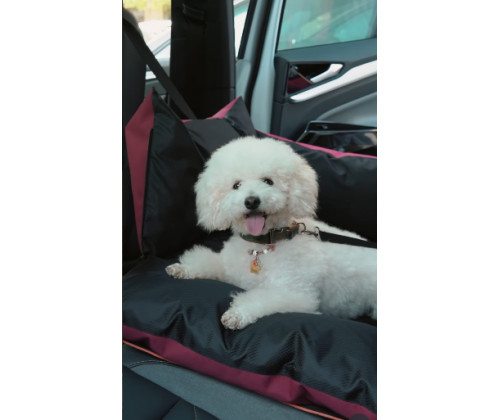 Автокресло для собак Happy Peppy (Хэппи Пеппи) DogWay Серый, 45 х 60 см.