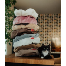 Лежак для собак и котов Happy Peppy (Хэппи Пеппи) Lotos Бежевый