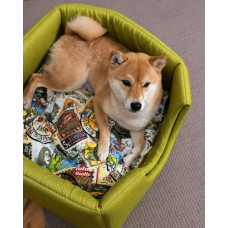 Домик трансформер для собак и котов Happy Peppy (Хэппи Пеппи) Smart Home 60 х 60 х 60 см, Зеленый