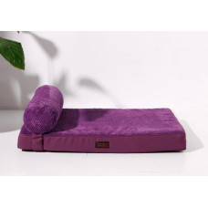 Лежак для собак и котов Happy Peppy (Хэппи Пеппи) Relax Memory 60 х 90 см, Фиолетовый