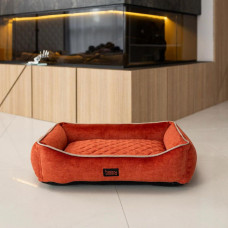Лежак для собак и котов Happy Peppy (Хэппи Пеппи) Grand 45 х 60 см, Оранжевый