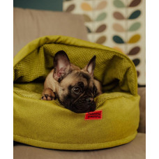 Лежак для собак и котов Happy Peppy (Хэппи Пеппи) Hoodie мемори Светло-зеленый