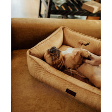 Лежак для собак и котов Happy Peppy (Хэппи Пеппи) MUR MUR GlaMURR 60х90 см, Бежевый