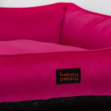 Лежак для собак и котов Happy Peppy (Хэппи Пеппи) Dolce Vita 30х45 см, Малиновый