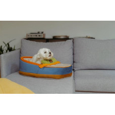 Лежак для собак и котов Happy Peppy (Хэппи Пеппи) Slipper Синий