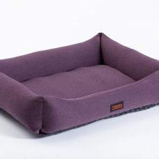 Лежак для собак и котов Happy Peppy (Хэппи Пеппи) Sofa Рогожка 40х50 см, Фиолетовый