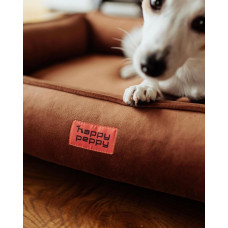 Лежак для собак и котов Happy Peppy (Хэппи Пеппи) Dolce Vita 30х45 см, Коричневый