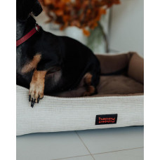 Лежак для собак и котов Happy Peppy (Хэппи Пеппи) Doublet 40х50 см, Белый