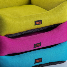 Лежак для собак и котов Happy Peppy (Хэппи Пеппи) Sofa Рогожка 50х70 см, Розовый