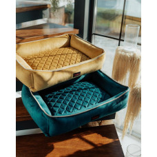 Лежак для собак и котов Happy Peppy (Хэппи Пеппи) Grand 50 х 70 см, Желтый