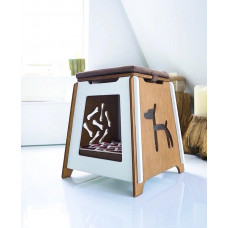 Деревянный домик для собак и котов Happy Peppy (Хэппи Пеппи) ЭКО - домик