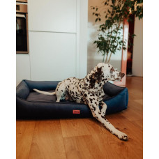 Лежак для собак и котов Happy Peppy (Хэппи Пеппи) Dolce Vita 45х60 см, Темно-синий