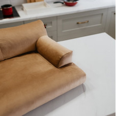 Лежак для собак и котов Happy Peppy (Хэппи Пеппи) Lounge Бежевый