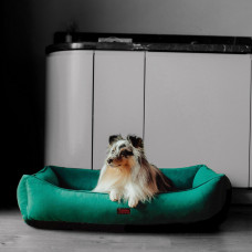 Лежак для собак и котов Happy Peppy (Хэппи Пеппи) Dolce Vita 30х45 см, Зеленый