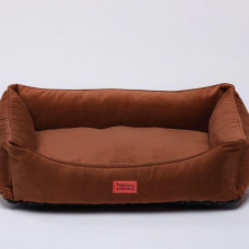 Лежак для собак и котов Happy Peppy (Хэппи Пеппи) Dolce Vita 30х45 см, Коричневый